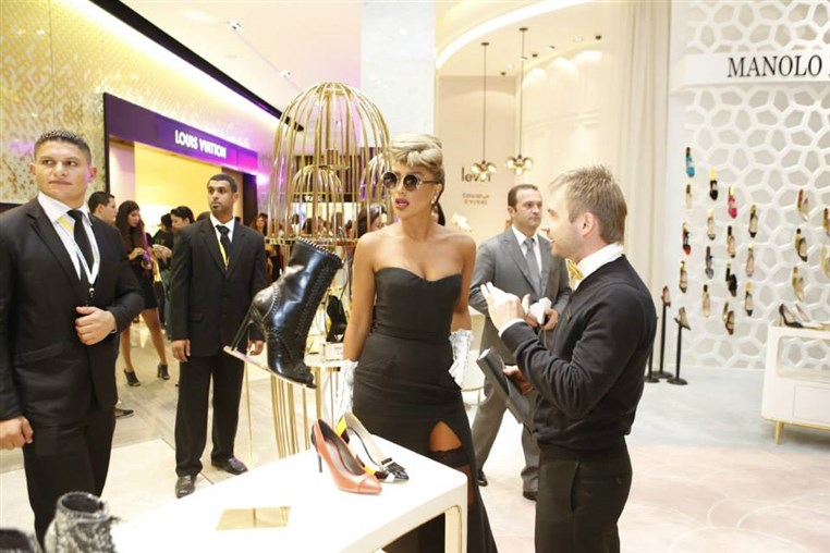 Maya Diab in Dubai Fashion Week 